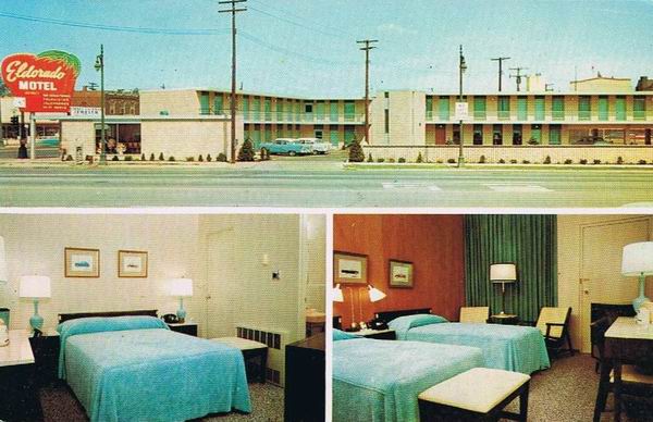 Detroit Postcard Eldorado Motel (newer photo)